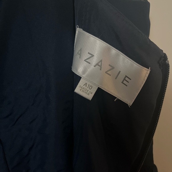 Elegant Navy Blue Maxi Dress from Azazie *Make an Offer or Bundle* - Picture 6 of 7